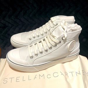 Stella McCartney canvas white high tops